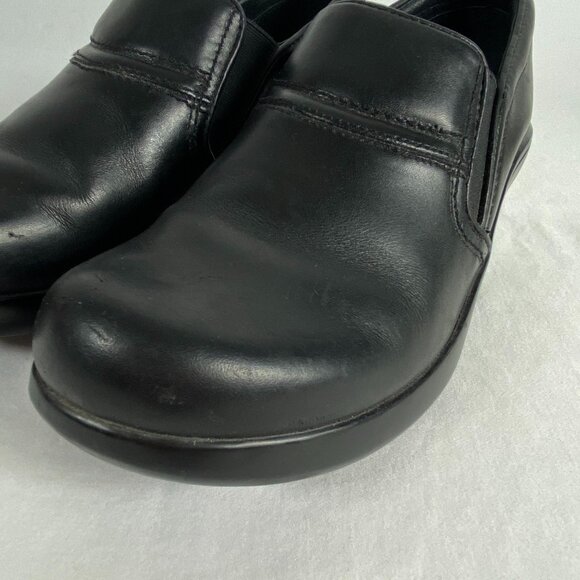 Ariat Sutter Baker Black Leather Slip On Clog Women's 8 - Picture 9 of 11